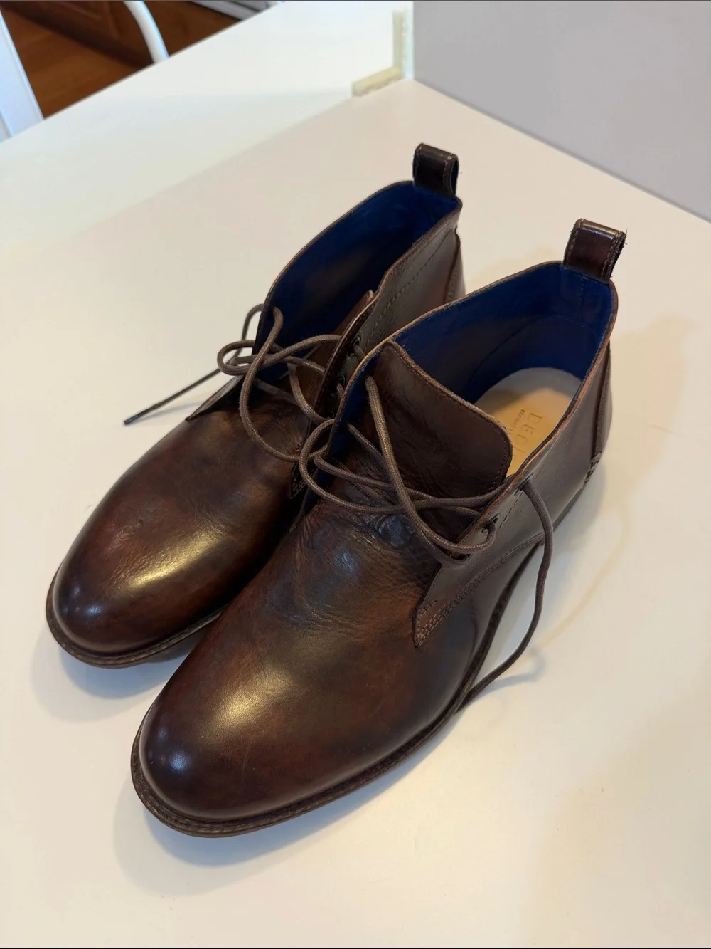 Bed Stu Men's Brown Leather Lace-Up Chukka Boots Sz 8.5. Bag2